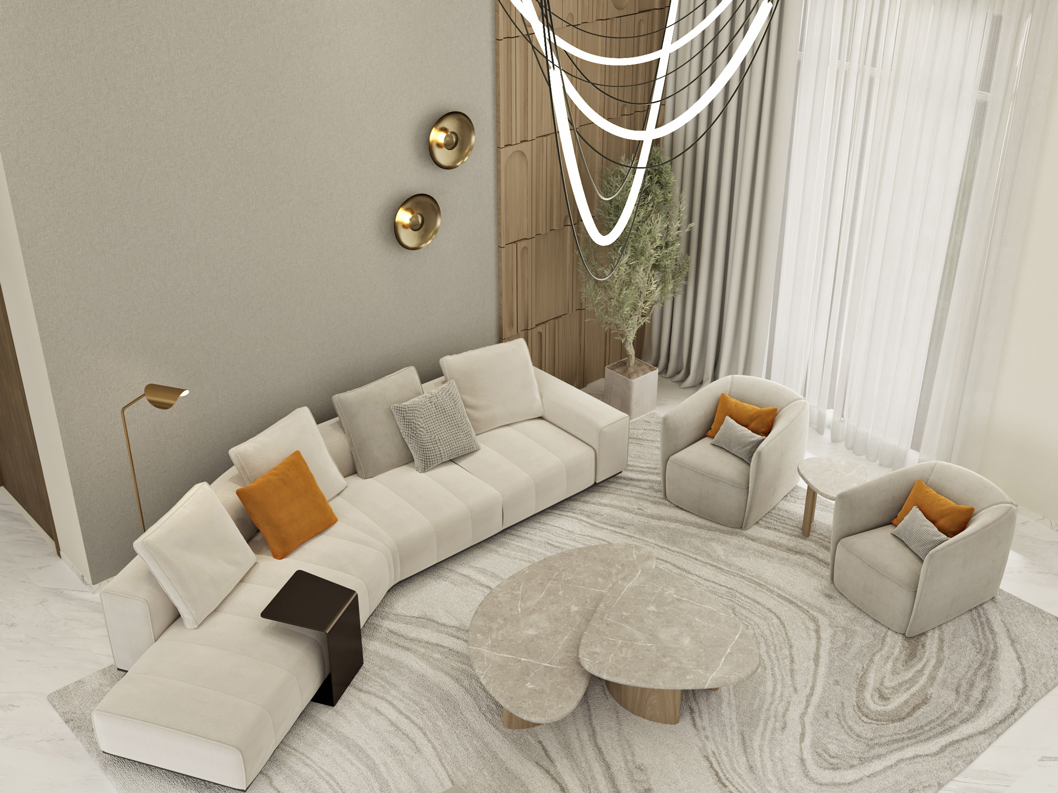 contemporary luxury modern living room interior design abudhabi dubai