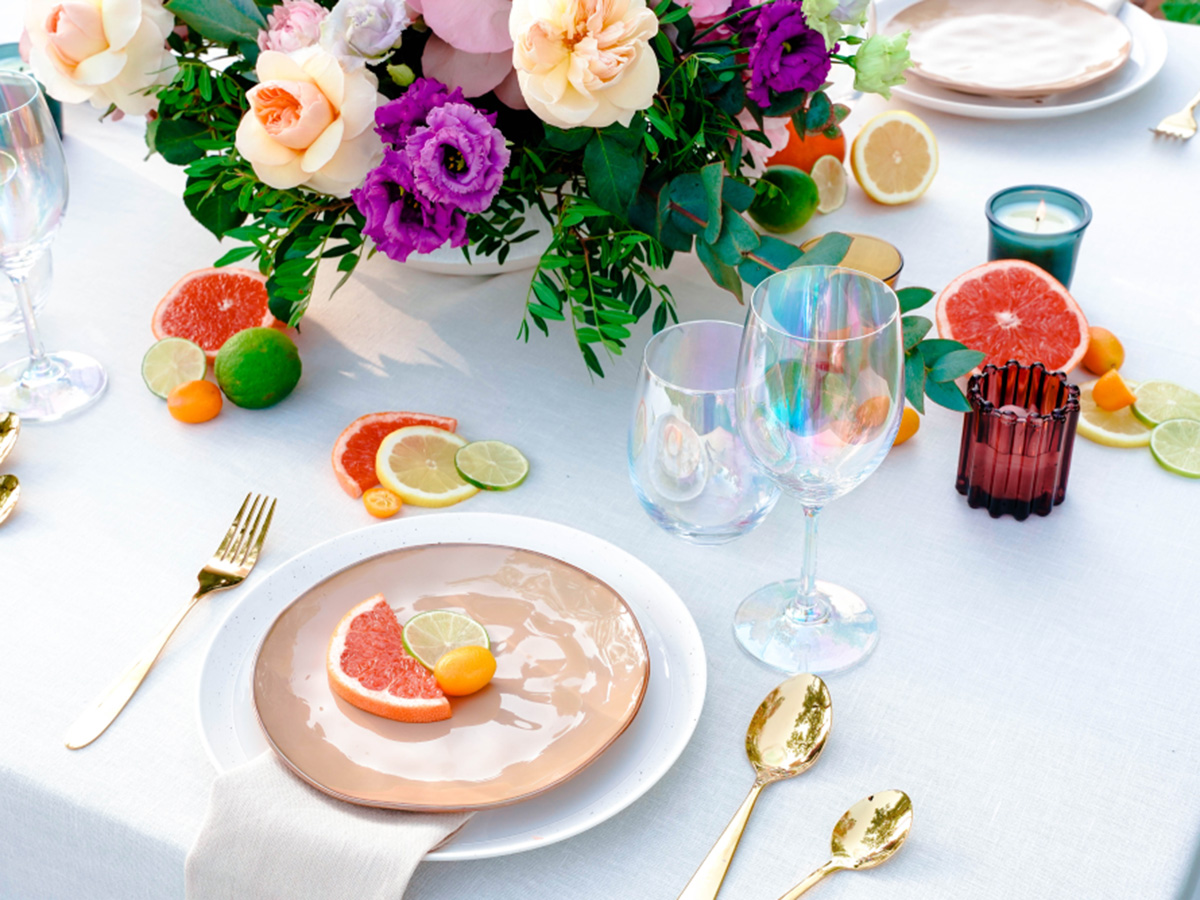 dinner table design setup outdoor color summer abudhabi dubai