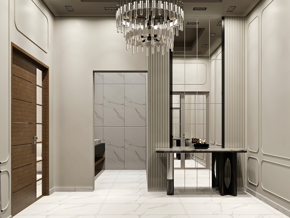 entrance majlis classic interior design abufhabi dubai