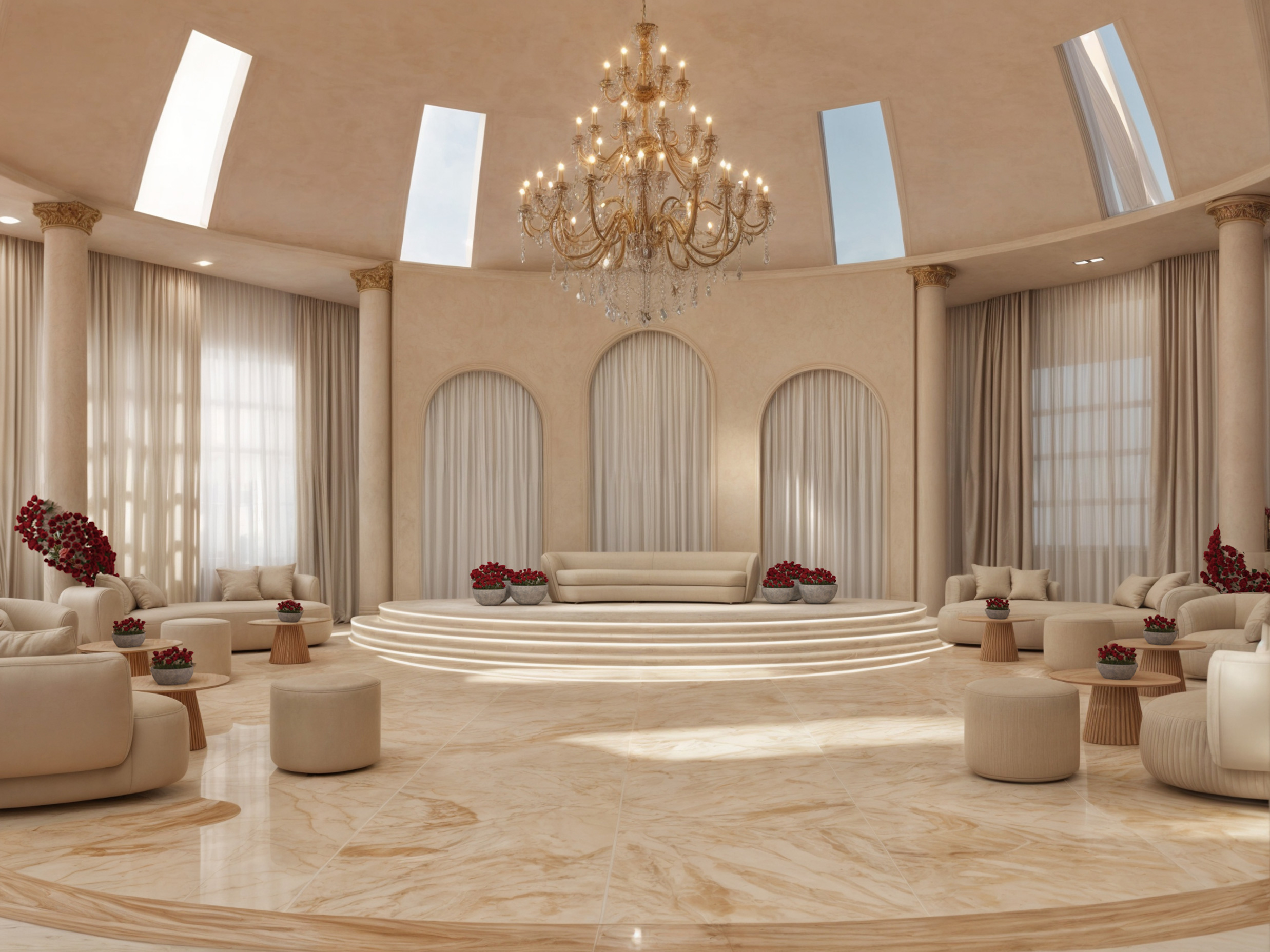 luxury classic royal wedding dubai interior design abudhabi