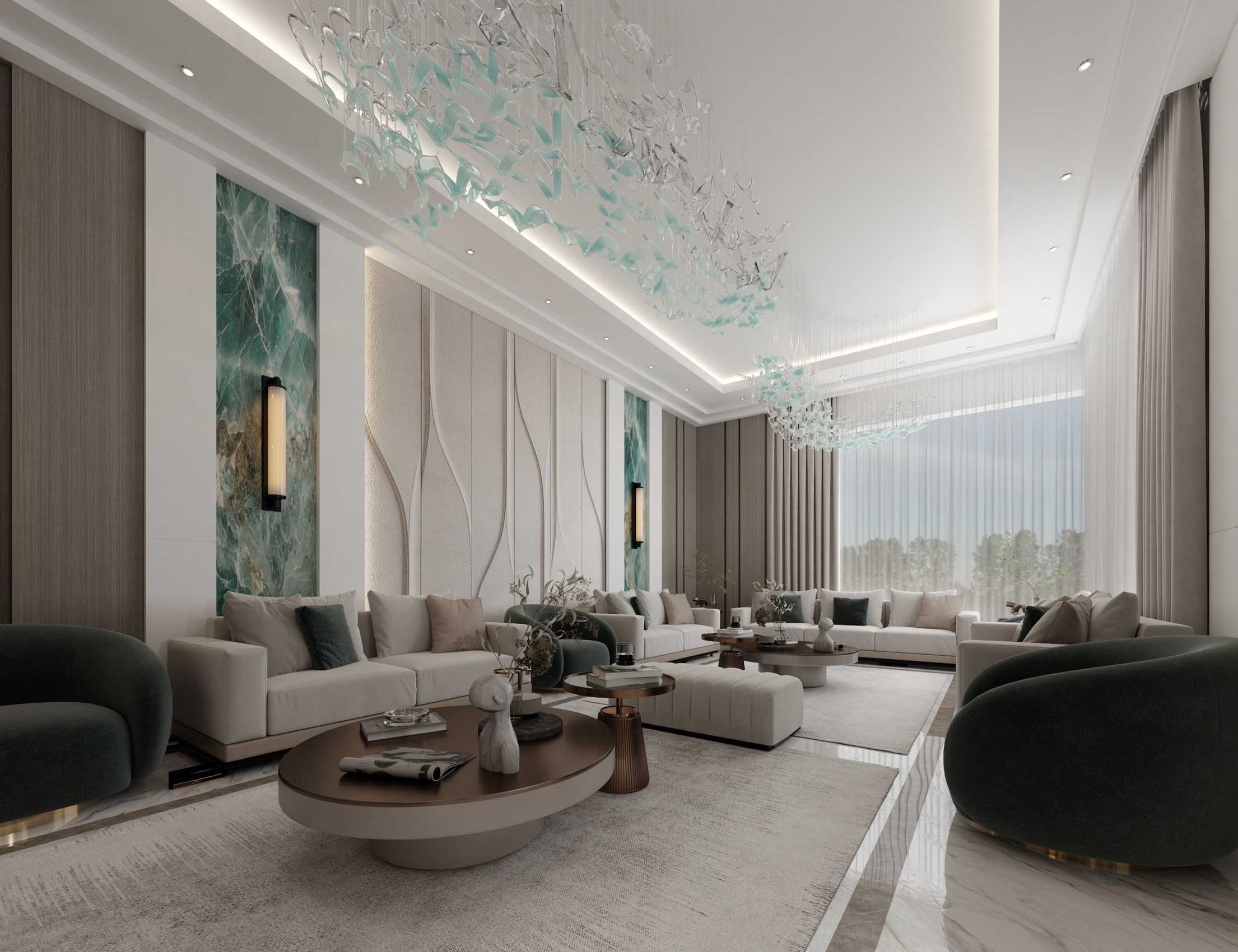 luxury modern neoclassic majlis interior design abudhabi dubai