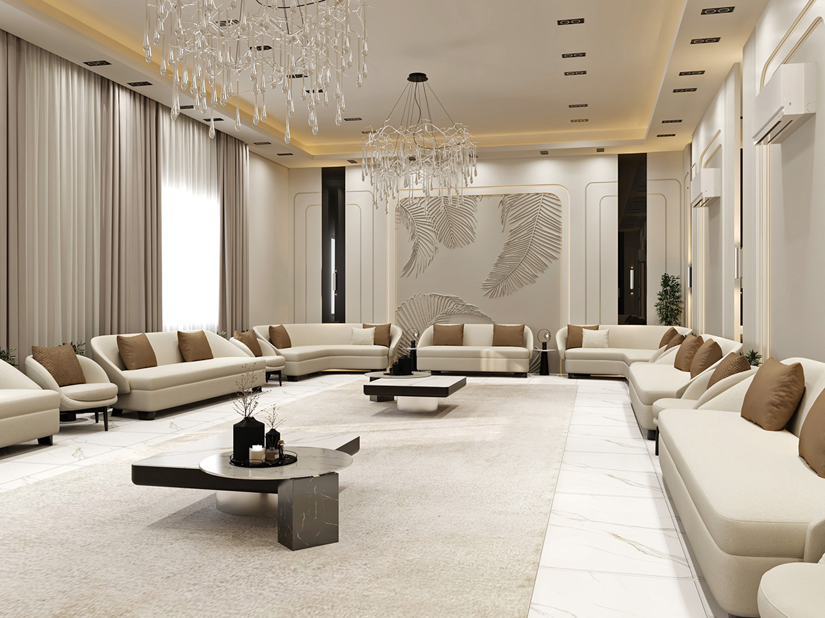 majlis neoclassic classic decore interior design abudhabi dubai