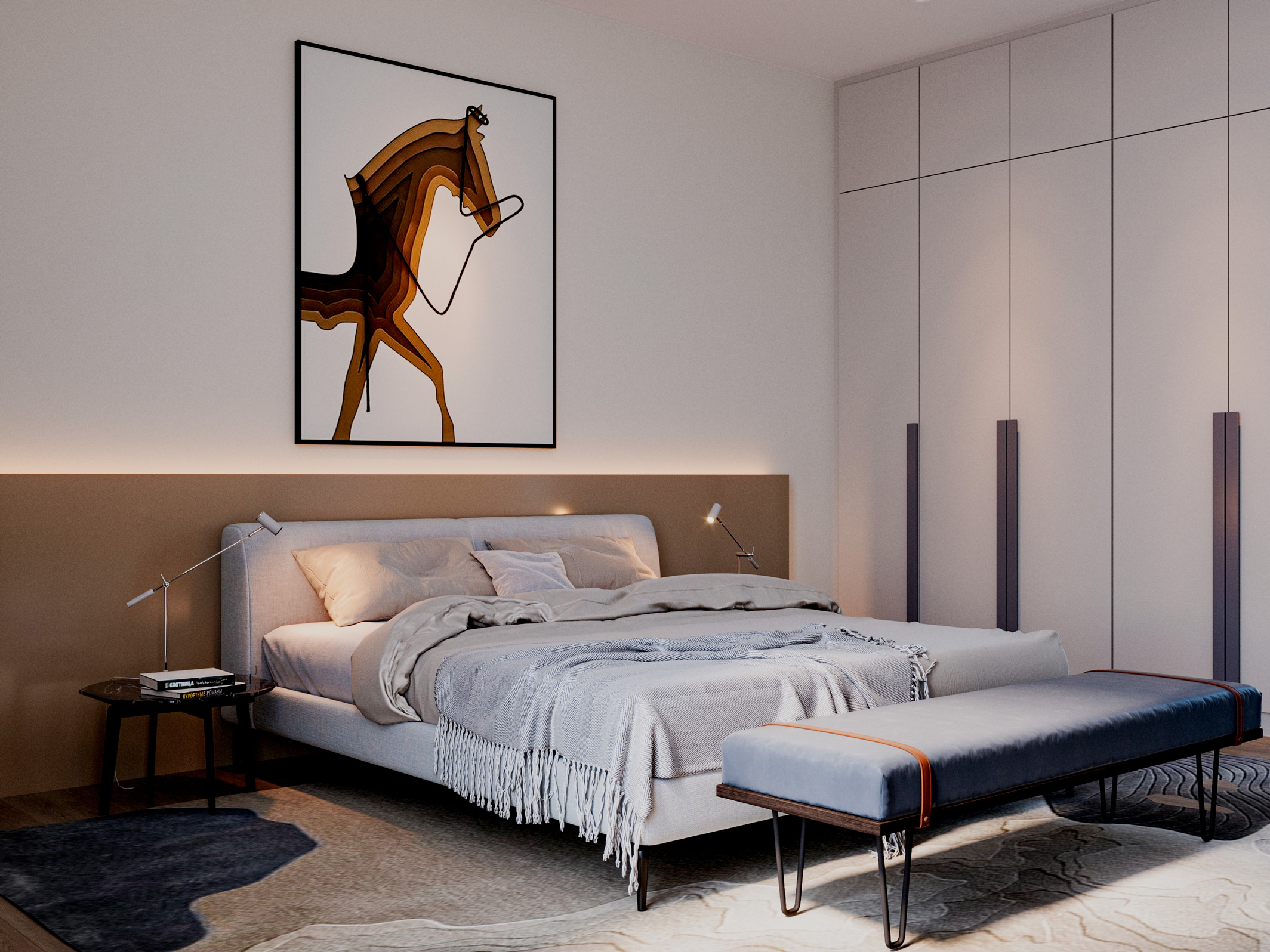 modern luxury interior design bedroom dubai abudhabi