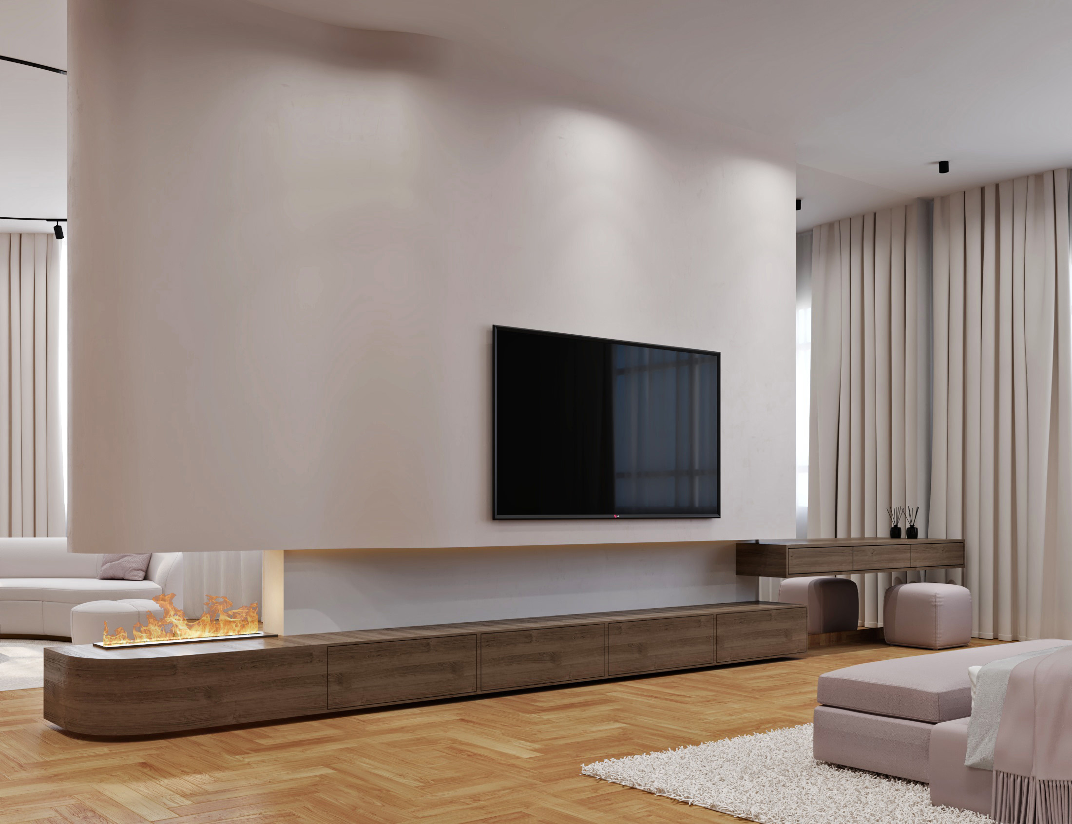 modern minimalist luxury master bedroom interior design abudhabi dubai