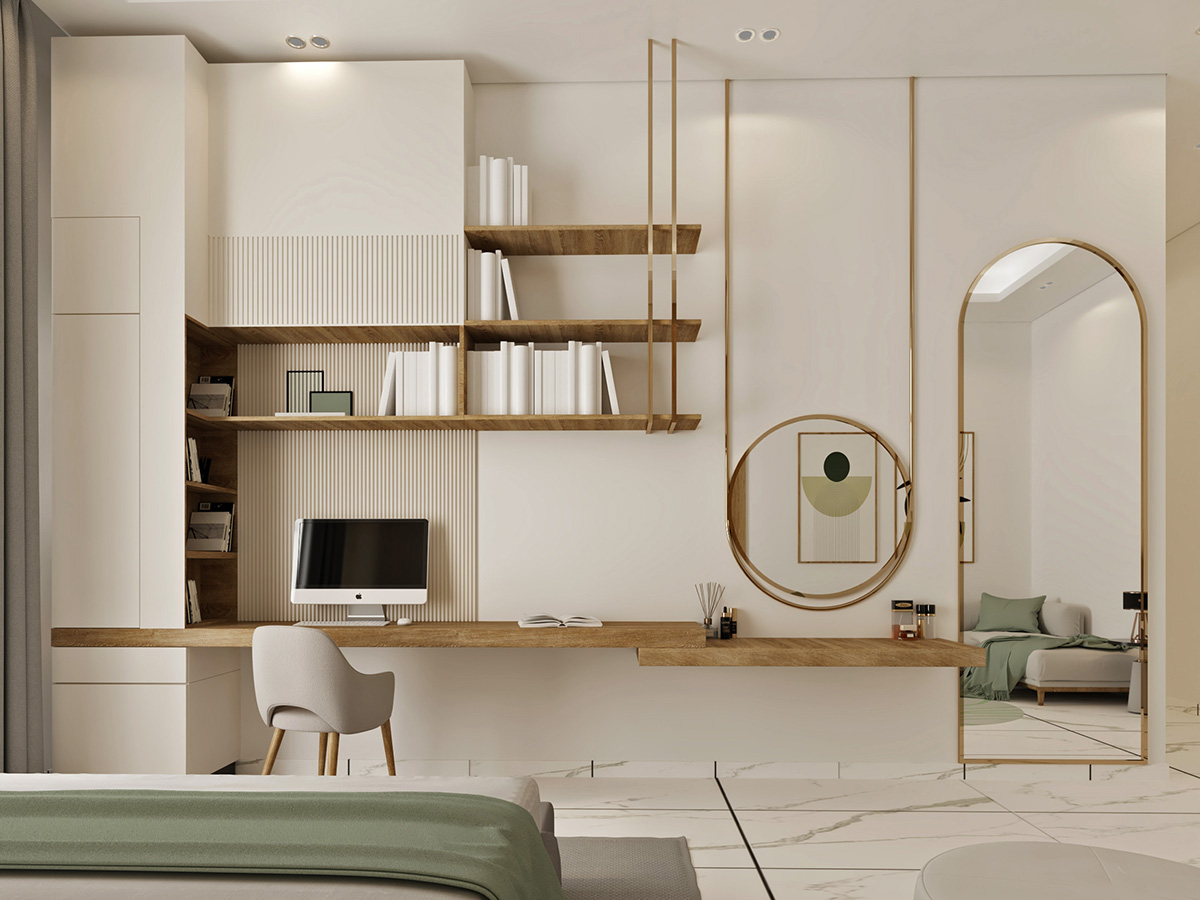 modern minimalist style boho interior design abudhabi dubai