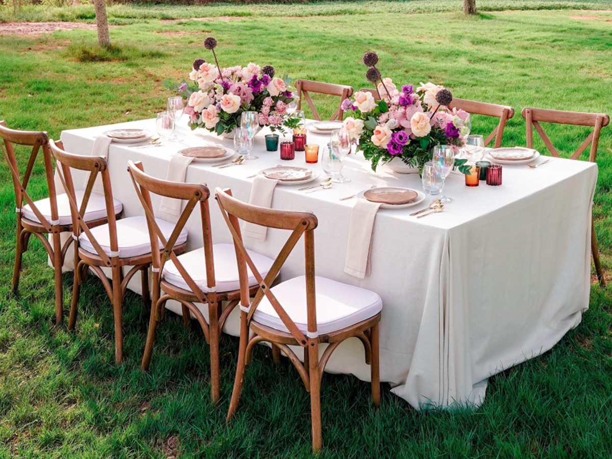 table design outdoor setup events style abudhabi dubai