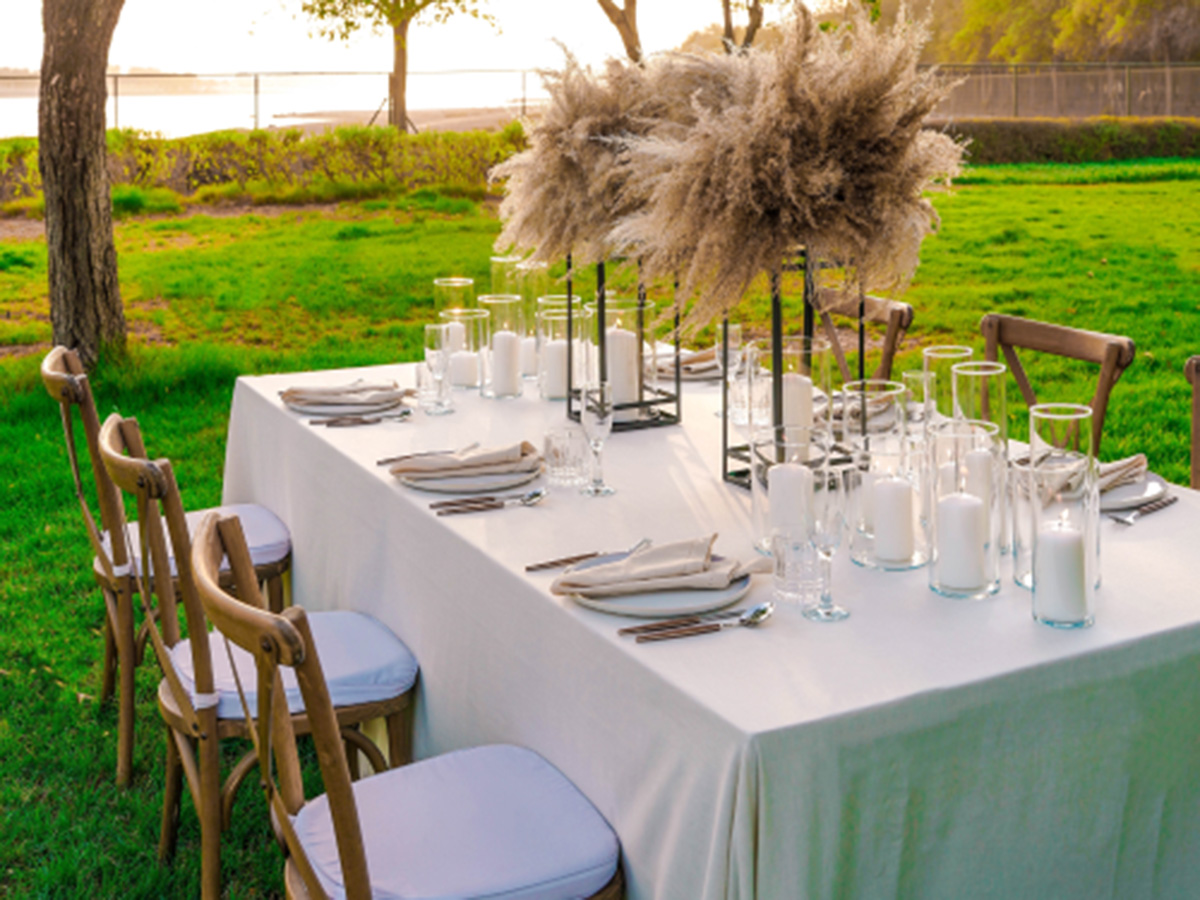 table design outdoor setup style luxury abudhabi dubai