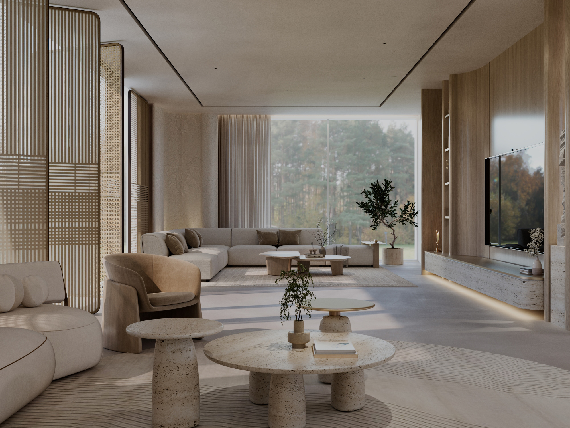 wabisabi wabi sabi minimalist open space living luxury interior design dubai abudhabi